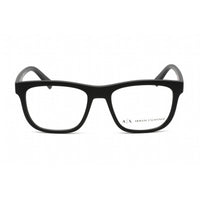 Armani Exchange Unisex Eyeglasses - Black Plastic Square Shape Frame | AX3050 8078 ,