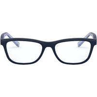 Armani Exchange Unisex Eyeglasses - Shiny Blue Rectangular Frame | 0AX3068 8302 ,