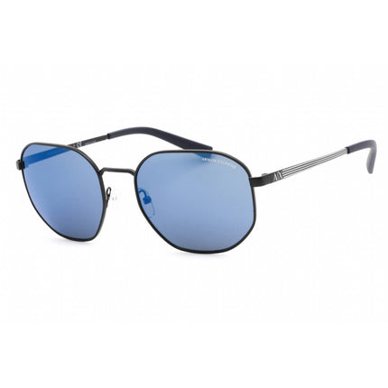 Armani Exchange Unisex Sunglasses - Matte Blue Metal Round Frame | 0AX2036S 609955 ,