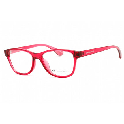 Armani Exchange Women's Eyeglasses - Transparent Pink Plastic Frame | 0AX3082U 8254 ,