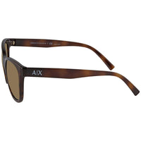 Armani Exchange Women's Sunglasses - Shiny Havana Rectangular Frame | AX4105SF 82135A ,