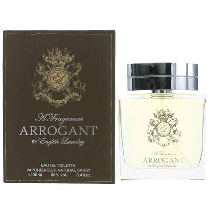 Arrogant by English Laundry, 3.4 oz Eau De Toilette Spray for Men ,