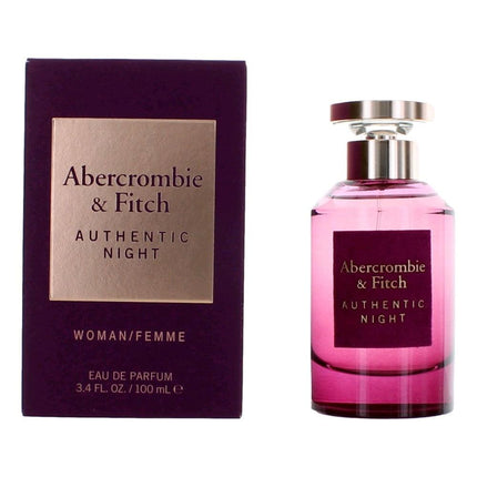 Authentic Night by Abercrombie & Fitch, 3.4 oz Eau De Parfum Spray for Women ,