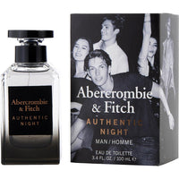 Authentic Night by Abercrombie & Fitch, 3.4 oz Eau De Toilette Spray for Men ,