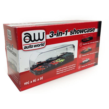 Auto World Collectible Display Show Case - for 1/64 1/43 1/24 Scale Diecast Models ,