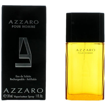Azzaro Men's Eau De Toilette Spray - Lavender, Amber and Invigorating Spices, 1 oz ,