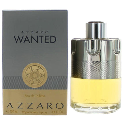 Azzaro Wanted by Azzaro, 3.4 oz Eau De Toilette Spray for Men ,