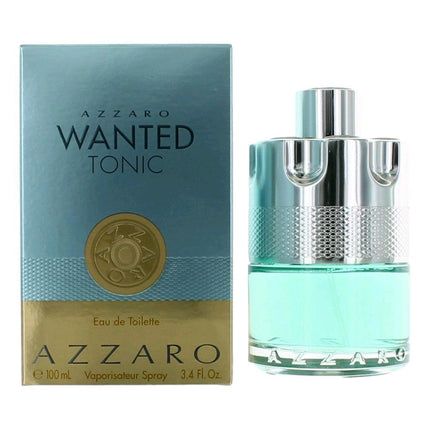 Azzaro Wanted Tonic by Azzaro, 3.4 oz Eau De Toilette Spray for Men ,
