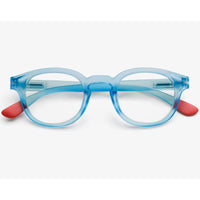 B+D Unisex Eyeglasses - Digital Screen Full Rim, Matte Light Blue | 2285-56 ,