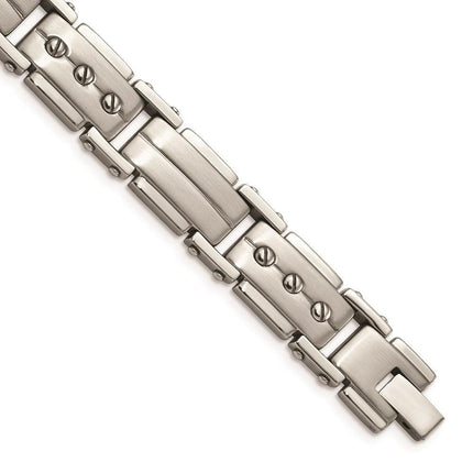 Stainless Steel Brushed and Polished 8.5in Bracelet ,