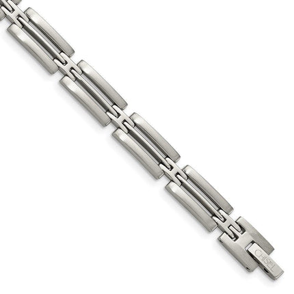 Stainless Steel Brushed and Polished 8.75in Bracelet ,