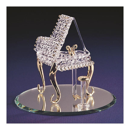Baby Grand Piano Glass Figurine ,