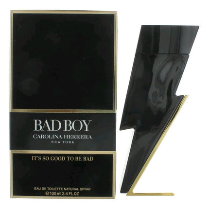 Bad Boy by Carolina Herrera, 3.4 oz Eau De Toilette Spray for Men ,