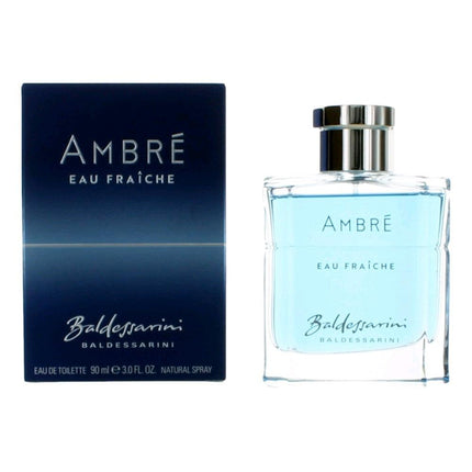 Baldessarini Ambre Eau Fraiche by Baldessarini, 3 oz Eau De Toilette Spray for Men ,
