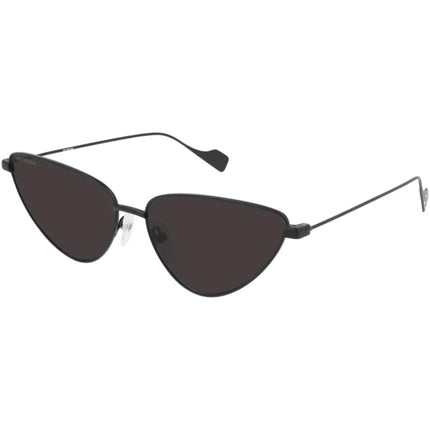 Balenciaga Women's Sunglasses - Black Cat Eye Frame Grey Lens | BALENCIAGA BB0086S 1 ,
