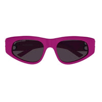 Balenciaga Women's Sunglasses - Fuchsia Acetate Cat Eye Frame Grey Lens | BB0095S 017 ,