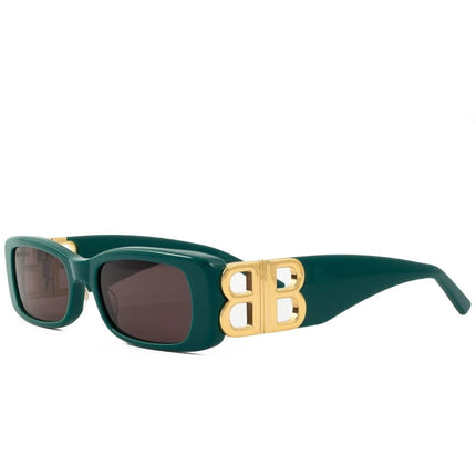 Balenciaga Women's Sunglasses - Green Acetate Butterfly Frame Grey Lens | BB0096S 006 ,