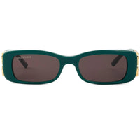 Balenciaga Women's Sunglasses - Green Acetate Butterfly Frame Grey Lens | BB0096S 006 ,