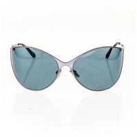 Balenciaga Women's Sunglasses - Metal Cat Eye Frame Blue Lens | BALENCIAGA BB0137S 2 ,