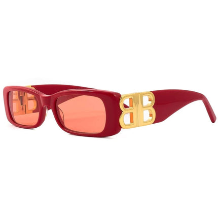 Balenciaga Women's Sunglasses - Red Acetate Butterfly Frame Red Lens | BB0096S 003 ,