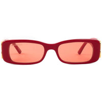 Balenciaga Women's Sunglasses - Red Acetate Butterfly Frame Red Lens | BB0096S 003 ,