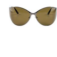 Balenciaga Women's Sunglasses - Ruthenium Frame Brown Lens | BALENCIAGA BB0137S 3 ,