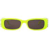 Balenciaga Women's Sunglasses - Yellow Butterfly Shape Frame Grey Lens | BB0096S 008 ,