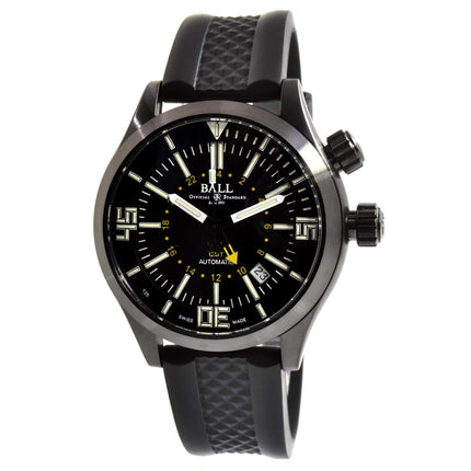 Ball Men's Automatic Watch - Engineer Master II Diver Black Strap | DG1020A-P3AJ-BK ,