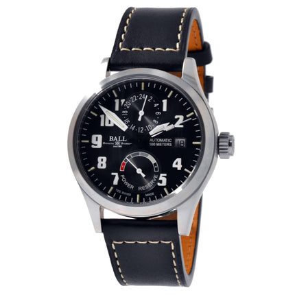Ball Men's Automatic Watch - Engineer Master II Voyager Black Strap | GM2126C-LJ-BK ,