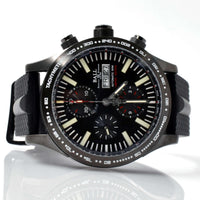 Ball Men's Watch - Fireman Storm Chaser DLC Glow Black Dial Strap | CM2192C-P2-BK ,
