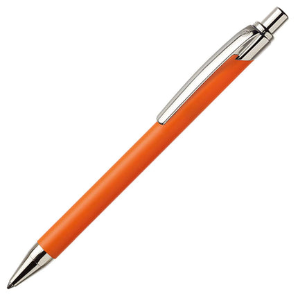 Ballograf Ballpoint Pen - Rondo Soft Rubber Surface, Orange | 108-31 ,