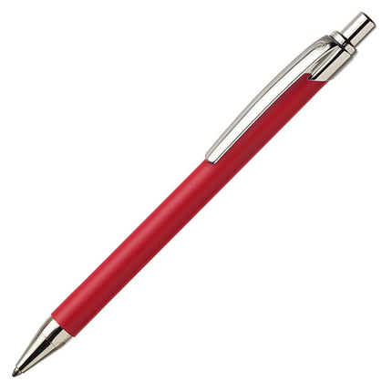 Ballograf Ballpoint Pen - Rondo Soft Rubber Surface, Red | 108-66 ,