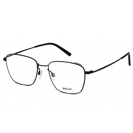 Bally Men's Eyeglasses - Shiny Black Full Rim Metal Frame Clear Lens | BY5010-D 001 ,