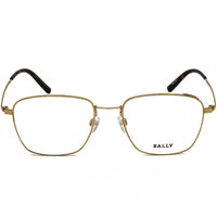 Bally Men's Eyeglasses - Shiny Deep Gold Square Metal Frame Clear Lens | BY5010-D 030 ,