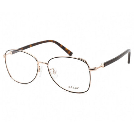 Bally Unisex Eyeglasses - Black Metal Full Rim Frame Clear Demo Lens | BY5045-H 005 ,