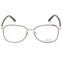 Bally Unisex Eyeglasses - Black Metal Full Rim Frame Clear Demo Lens | BY5045-H 005 ,
