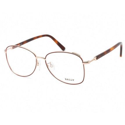 Bally Women's Eyeglasses - Bordeaux Full Rim Frame Clear Demo Lens | BY5045-H 071 ,