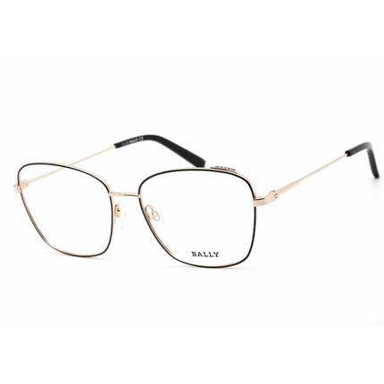 Bally Women's Eyeglasses - Bordeaux Metal Full Rim Frame Clear Demo Lens | BY5021 071 ,