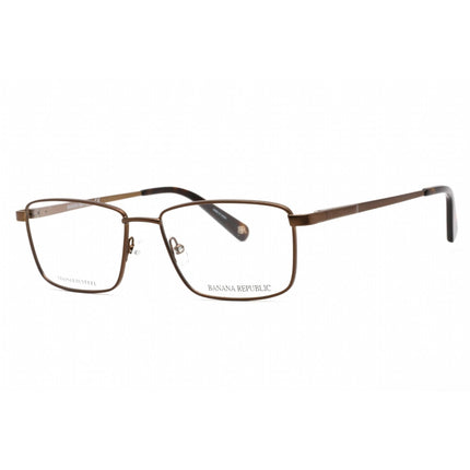Banana Republic Men's Eyeglasses - Matte Brown Metal Rectangular | BR 106 04IN 00 ,