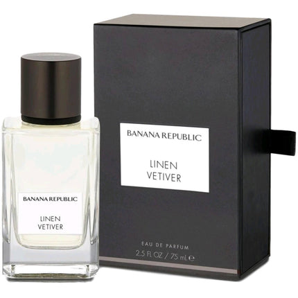 Banana Republic Unisex Eau De Parfum Spray - Linen Vetiver Refreshing, 2.5 oz ,