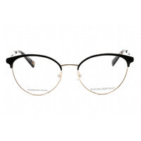 Banana Republic Women's Eyeglasses - Black Gold Frame Clear Demo Lens | BR 214 02M2 00 ,