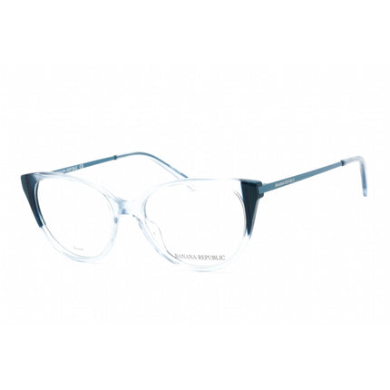 Banana Republic Women's Eyeglasses - Blue Crystal Plastic Cat Eye | BR 213 0OXZ 00 ,