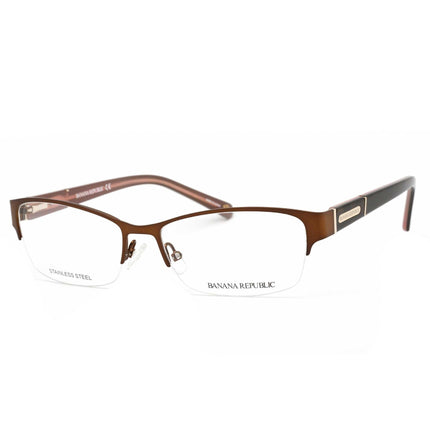 Banana Republic Women's Eyeglasses - Brown Frame Clear Demo Lens | Jordyn 0PSE 00 ,