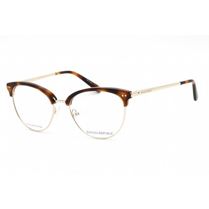 Banana Republic Women's Eyeglasses - Brown Havana Metal Oval Frame | LORAINE 0WR9 00 ,