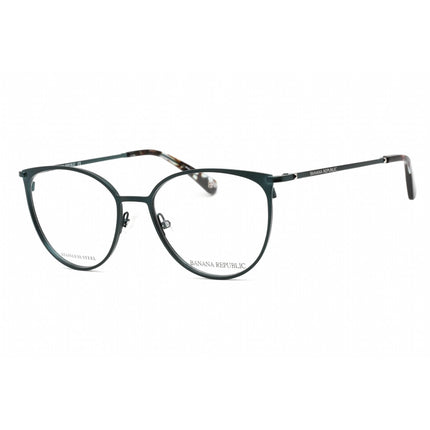 Banana Republic Women's Eyeglasses - Full Rim Teal Metal Round | GINNIFER 0ZI9 00 ,