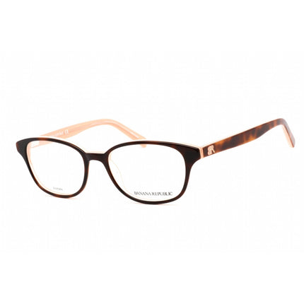 Banana Republic Women's Eyeglasses - Havana Peach Rectangular Frame | COLEEN 0HMV 00 ,