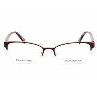 Banana Republic Women's Eyeglasses - Matte Purple Violet Half Rim Metal | Elsa 01JZ 00 ,