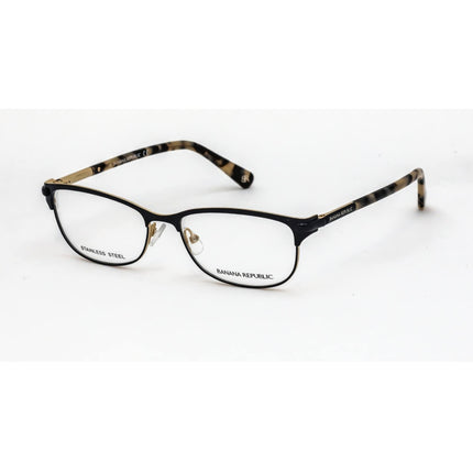 Banana Republic Women's Eyeglasses - Navy Metal Rectangular Frame | Serafina 0DL9 00 ,
