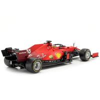 Bburago 1/18 Scale Diecast Model Car - Ferrari SF21 #55 Ferrari Racing Series ,