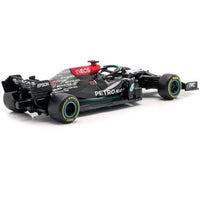 Bburago 1/43 Diecast Model Car - Mercedes-AMG F1 W12 E Performance #77, Black ,